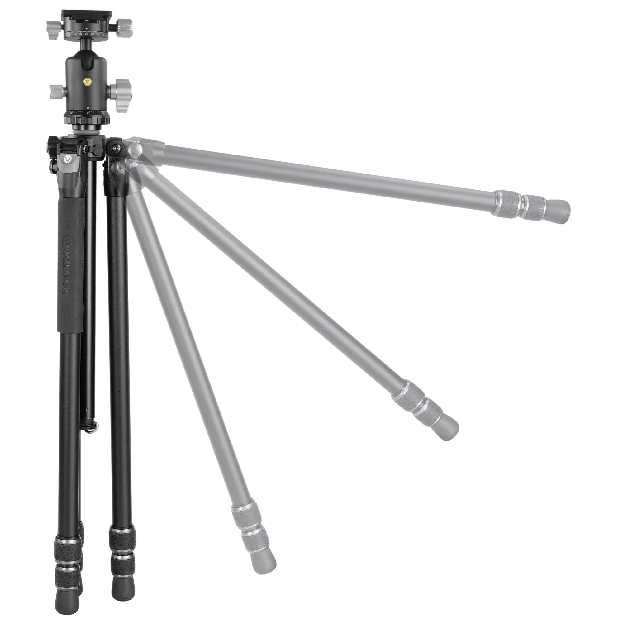 Treppiede in alluminio con testa a sfera 2 assi Vanguard Veo 3 303AB 4/7