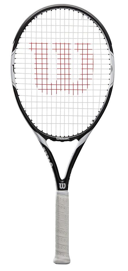 Used Wilson FEDERER TEAM 105 Adult Tennis Racquet Black 4 1/4