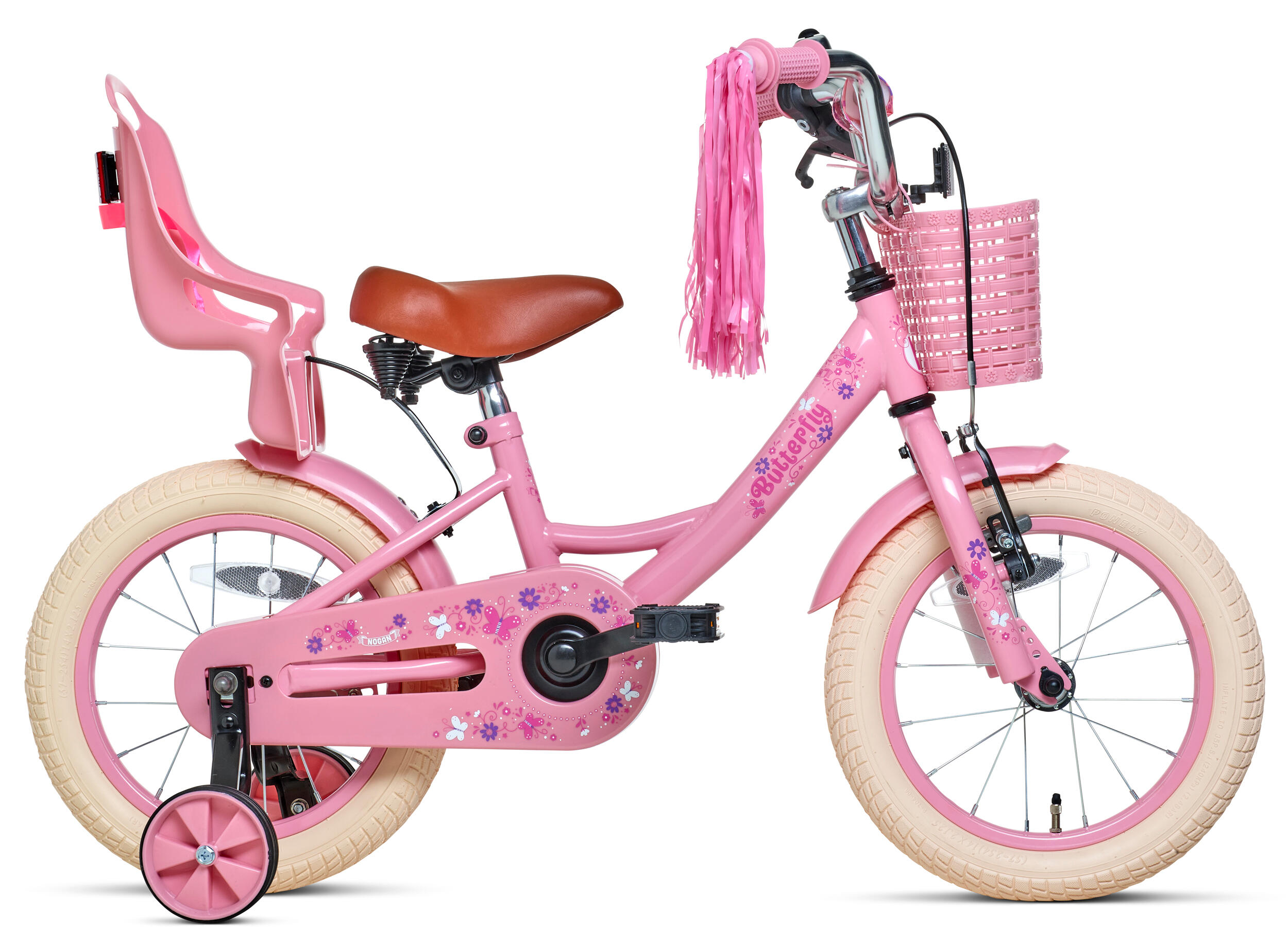 NOGAN Nogan Butterfly Kinderfahrrad Rosa