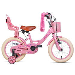 Vélo Enfant Nogan Butterfly - 14 pouces - Rose