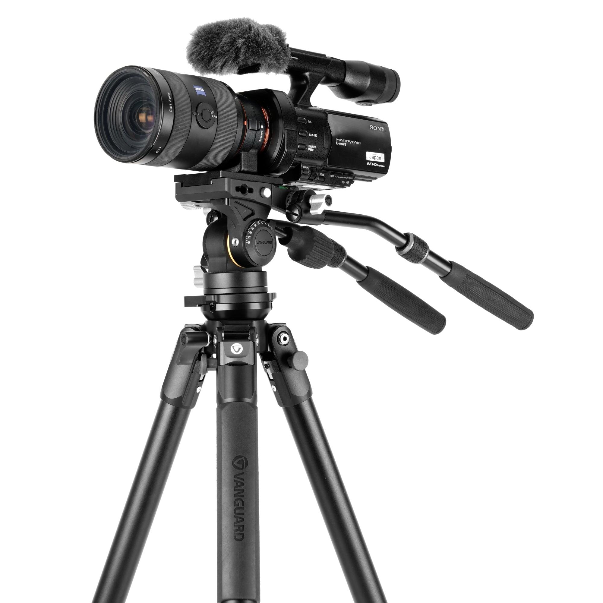 Treppiede video in alluminio con testa Veo PV-18 Vanguard Alta Pro 3VL 303AV18 4/7