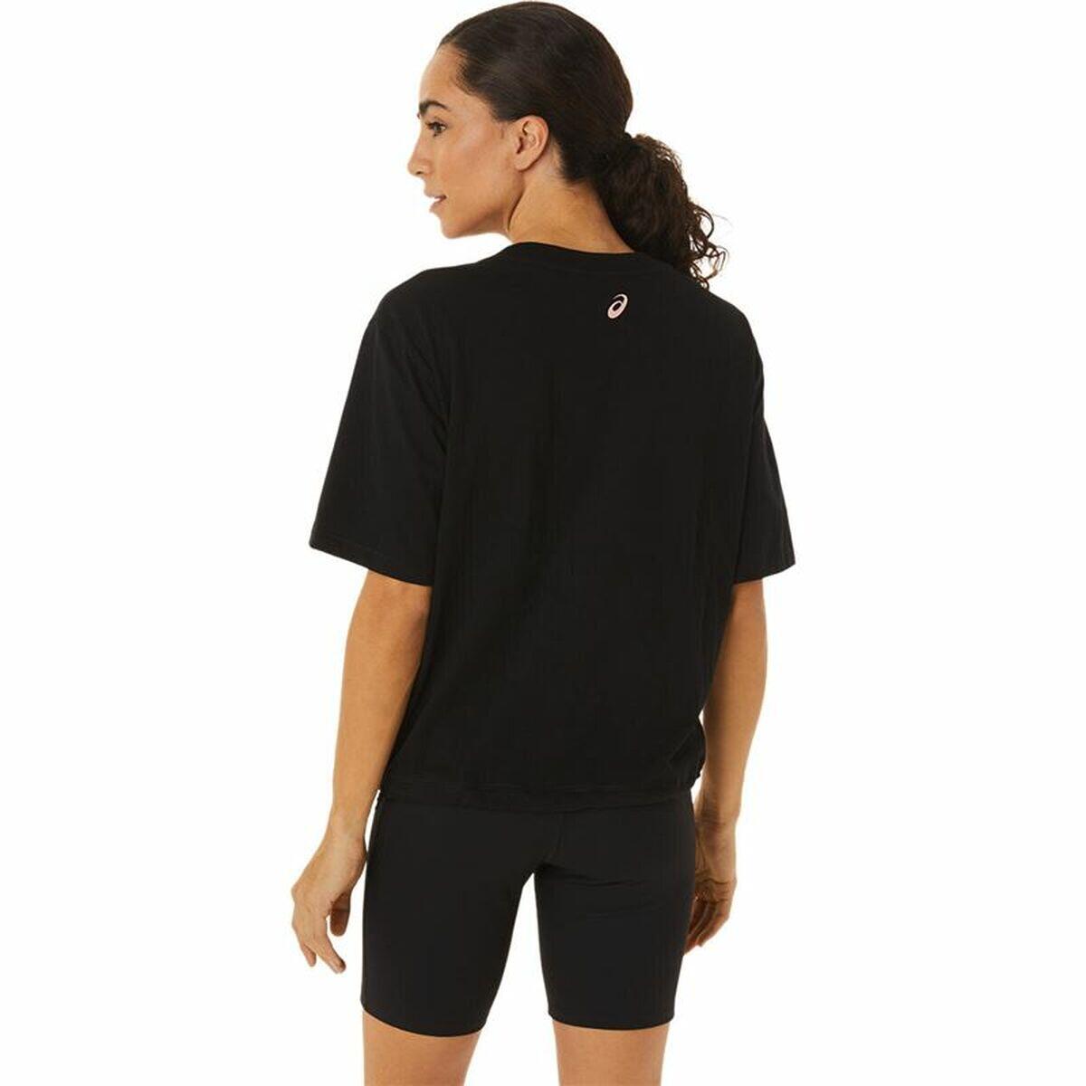 T shirt a manches courtes femme Asics Tiger Noir ASICS Decathlon