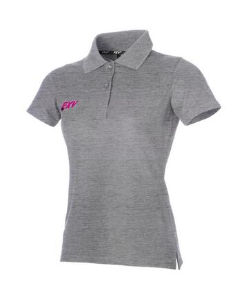 Polo de rugby Force XV CLASSIC FORCE LADY gris chiné
