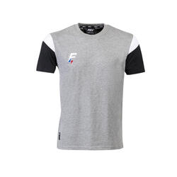 Tee-shirt de rugby Force XV CONQUETE rouge-blanc-noir