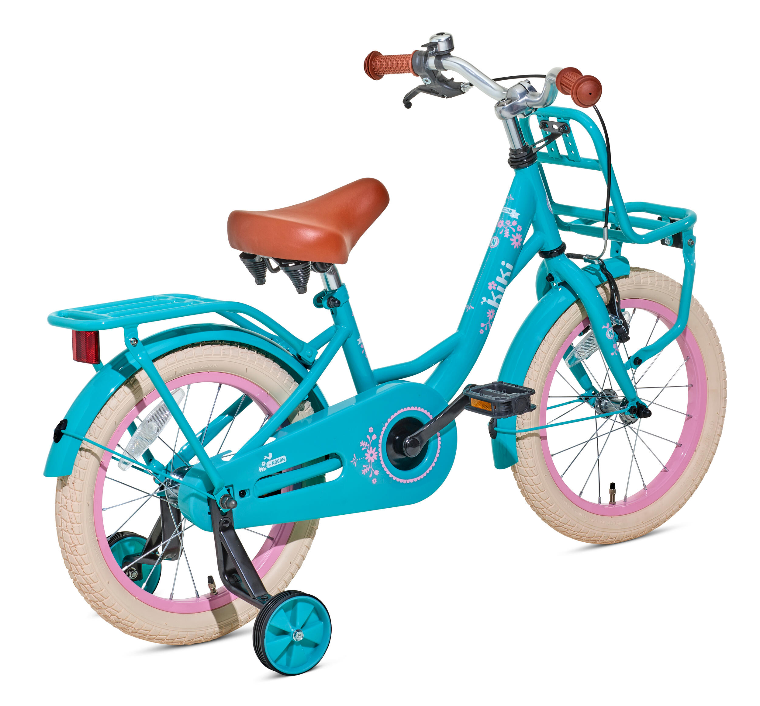 Vélo Enfant Nogan Kiki - 16 pouces - Turquoise 3/4