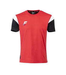 Tee-shirt de rugby Force XV CONQUETE rouge-blanc-noir