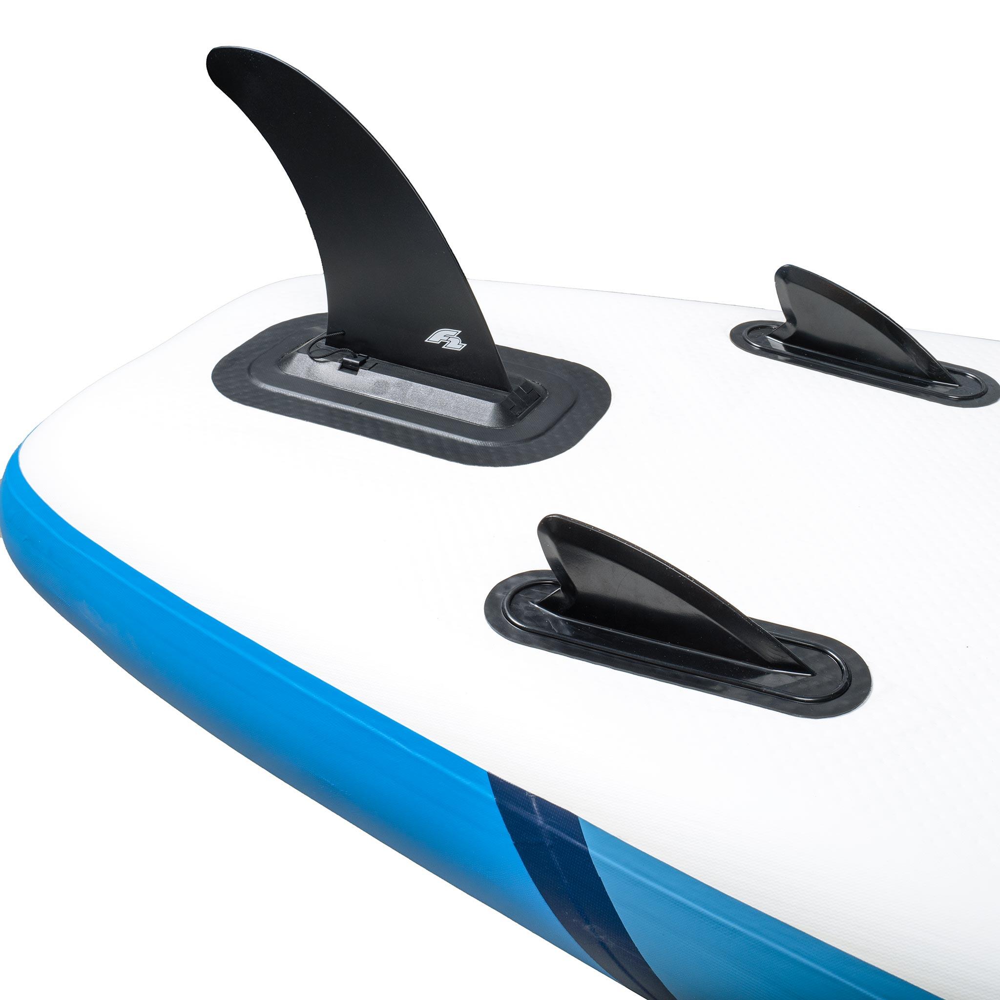 SUP F2 opblaasbaar board Axxis 12'2” Lichtblauw Combo Peddel 2in1 kajakzitje 3/7