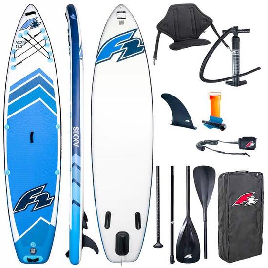 SUP F2 tavola gonfiabile Axxis 12'2" azzurro chiaro Combo 2in1 e sedile da kayak