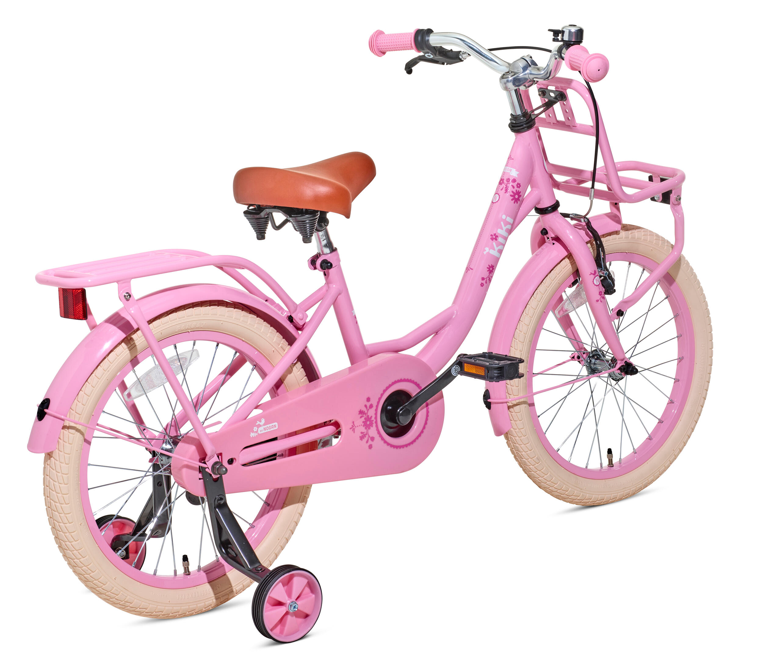 Nogan Kiki Kinderfiets - 18 inch - Roze 3/4