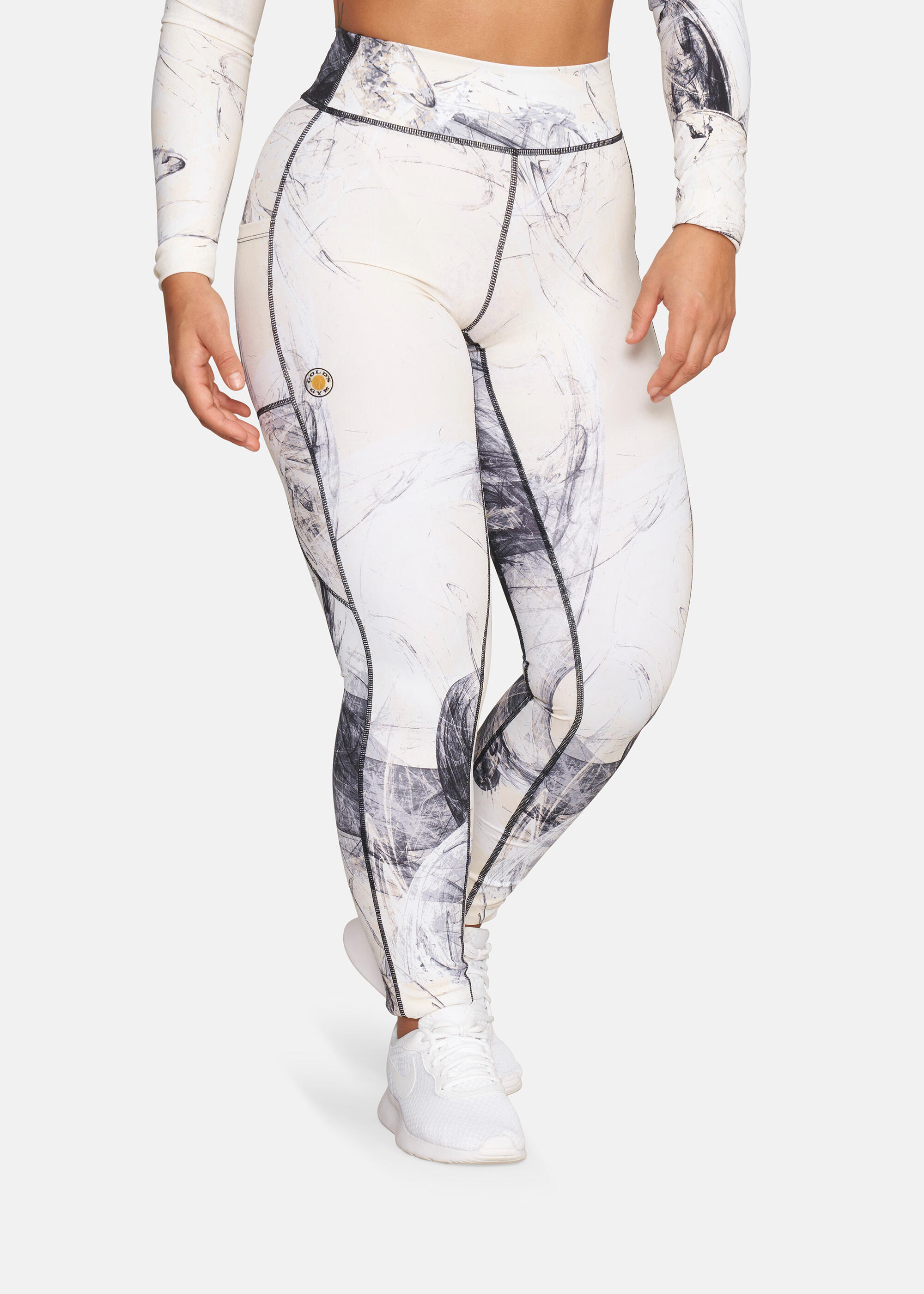 Leggings BROOKE blanc respirant 3/5