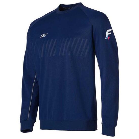 Sweat de rugby Force XV COL ROND ACTION marine