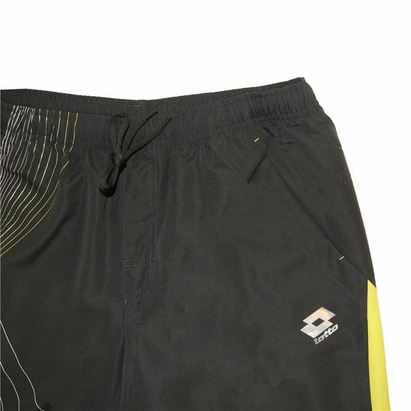 Pantalones Cortos Deportivos para Hombre Fitness Lotto Mid Fluid Pizarra