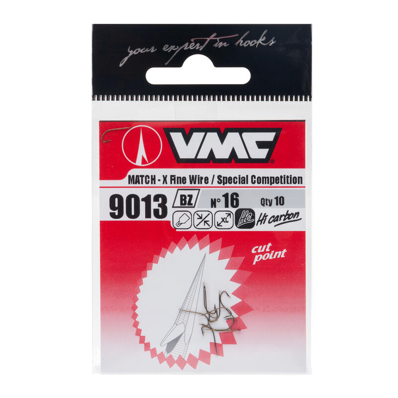 Haki spinningowe VMC Crystal X Fine Wire 10 szt.