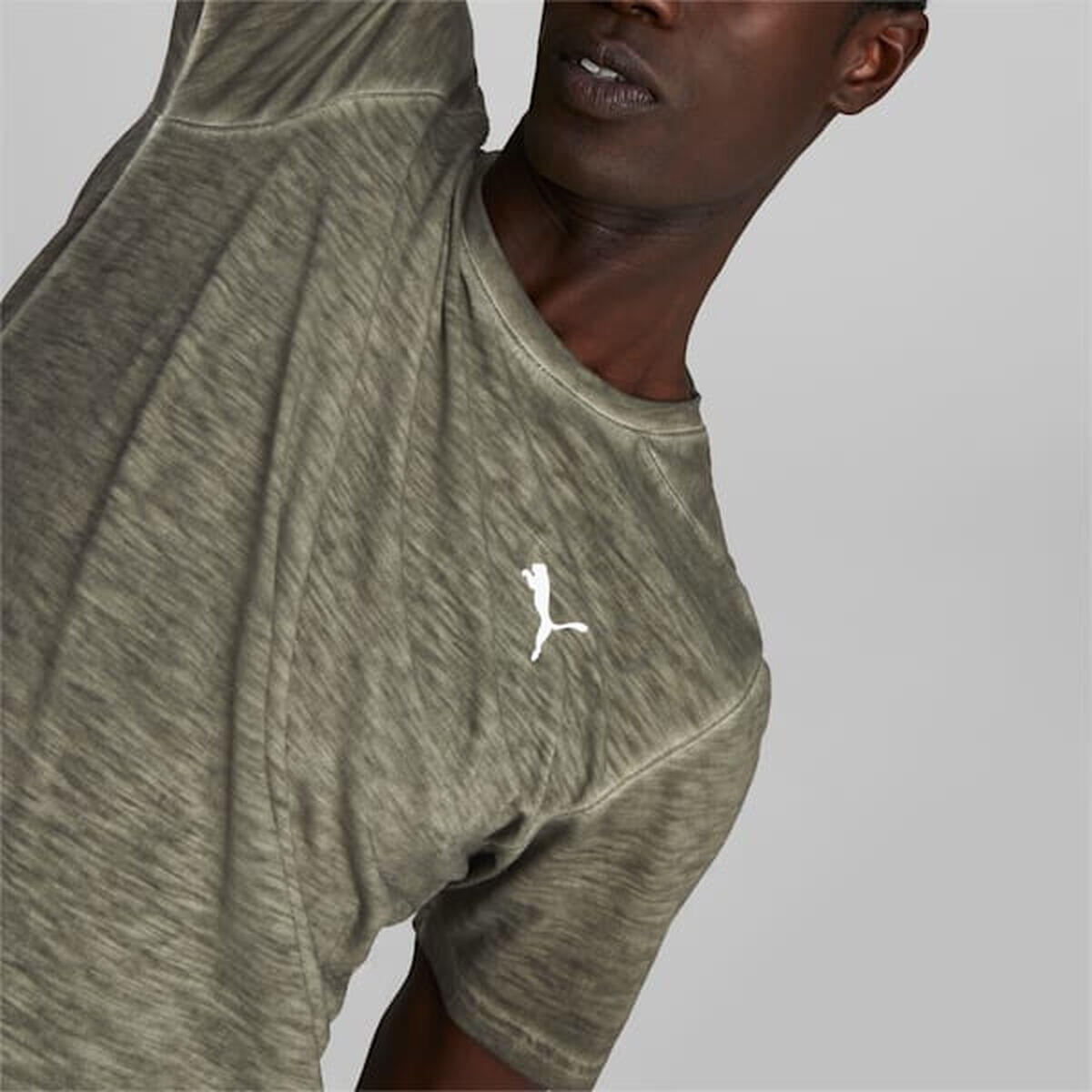 T-shirt à manches courtes homme Puma Studio Foundation Vert 5/5