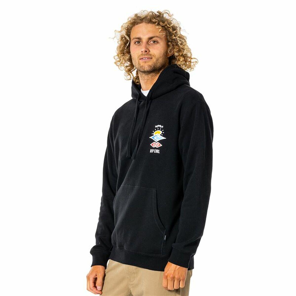 Sweat à capuche Rip Curl Search Icon Noir 3/5