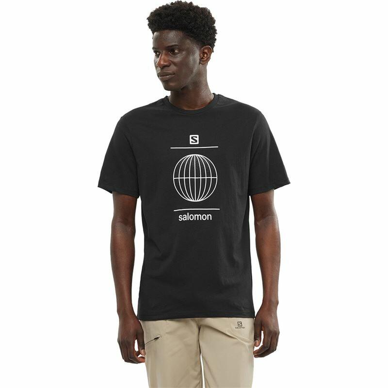 Camiseta de Manga Corta Hombre Salomon Outlife Negro