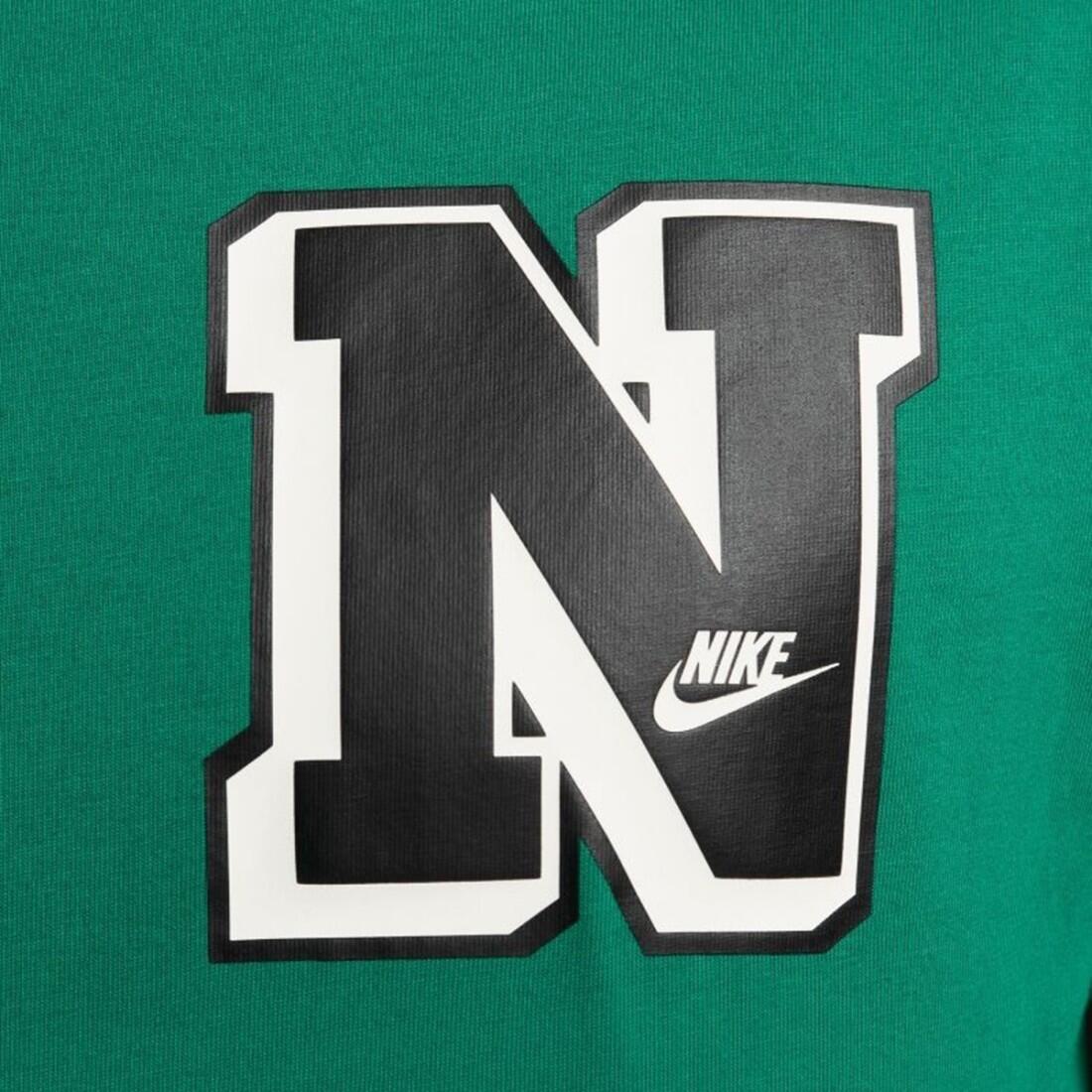 T-shirt uomo nike sportswear varsity - verde 4/6