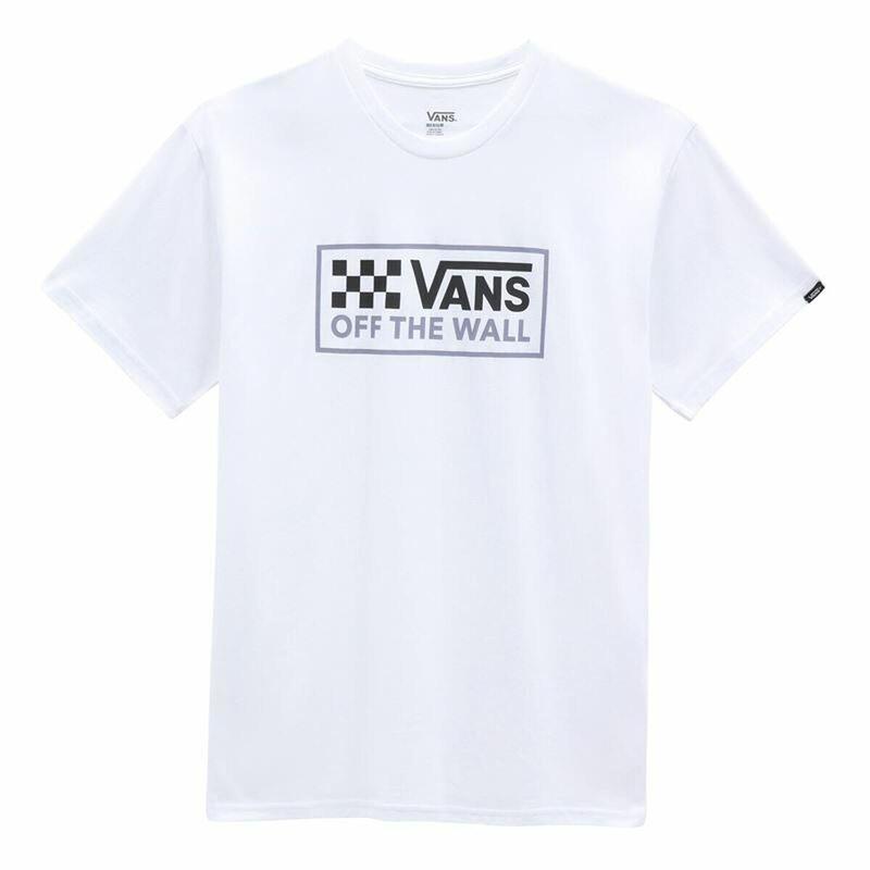 Camiseta de Manga Corta Hombre Vans Wrecked Angle Blanco