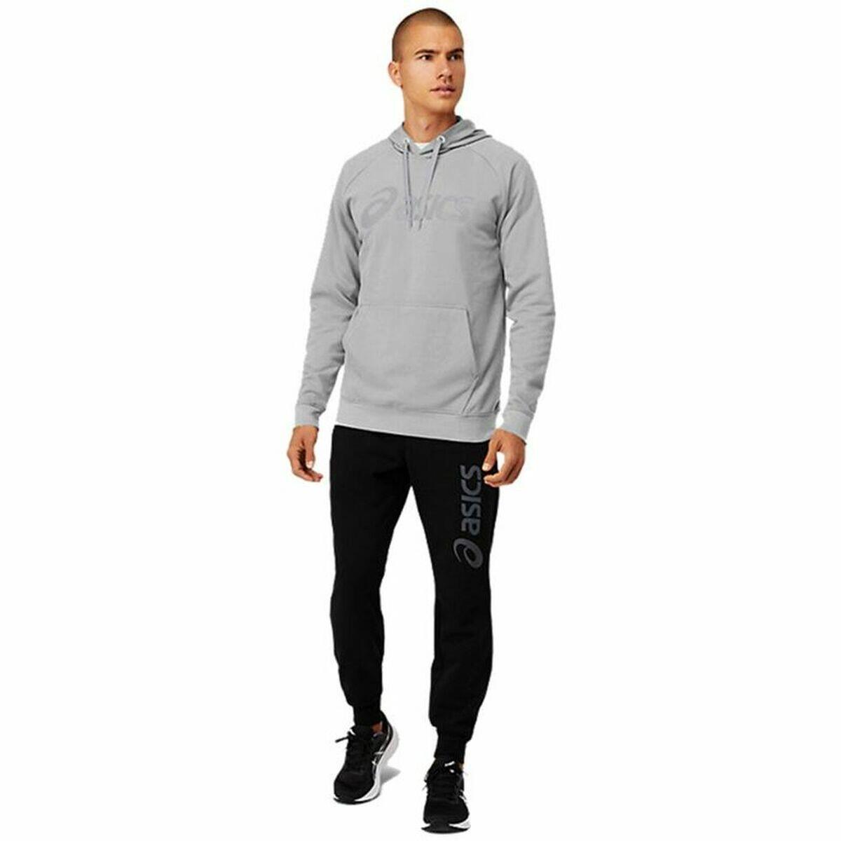Felpa con Cappuccio Uomo Asics Big Oth Grigio 4/5