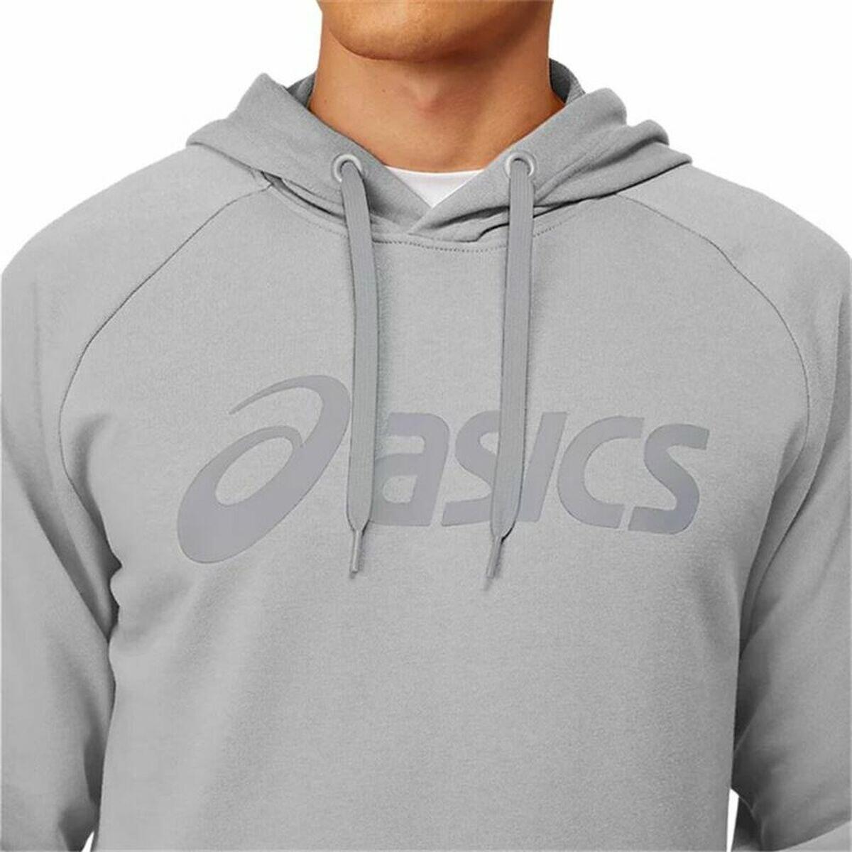 Felpa con Cappuccio Uomo Asics Big Oth Grigio 5/5