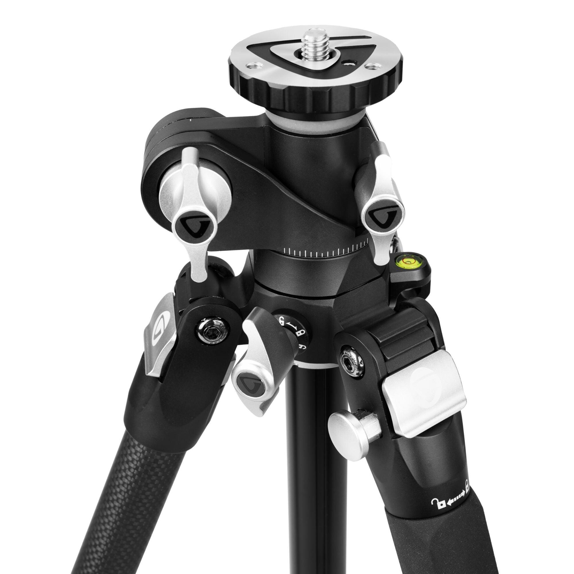 Trípode carbono descentrable plegable rótula 3 vías Vanguard Veo 3T+ 264CPS 6/7