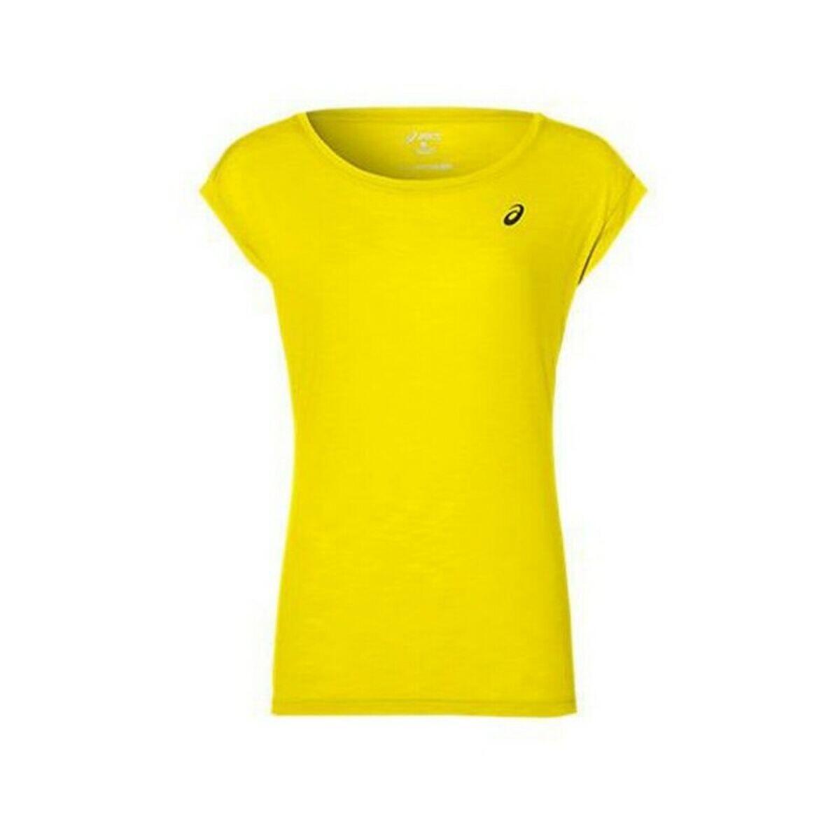 Maillot de Corps sans Manches pour Femme Asics Layering Top Jaune 1/5