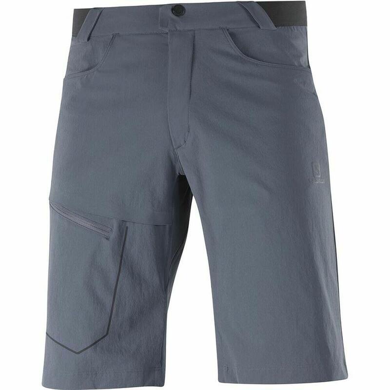 Pantalón Corto Deportivo Salomon Wayfarer Gris