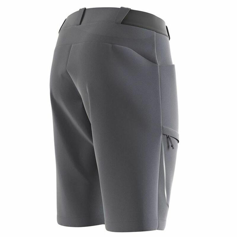 Pantalón Corto Deportivo Salomon Wayfarer Gris