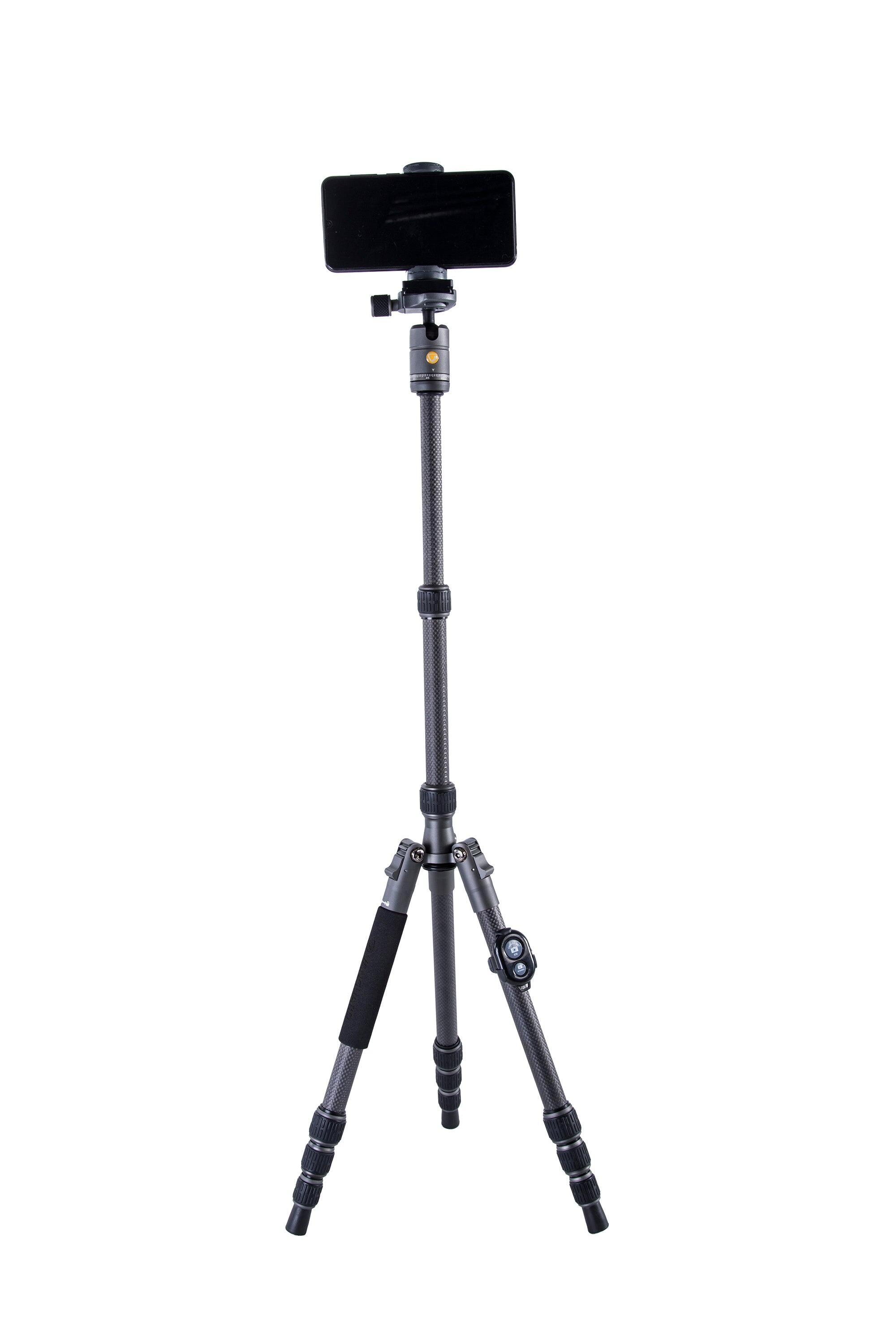 Treppiede da viaggio in carbonio con testa a sfera Vanguard Veo 3GO 204CB 5/7