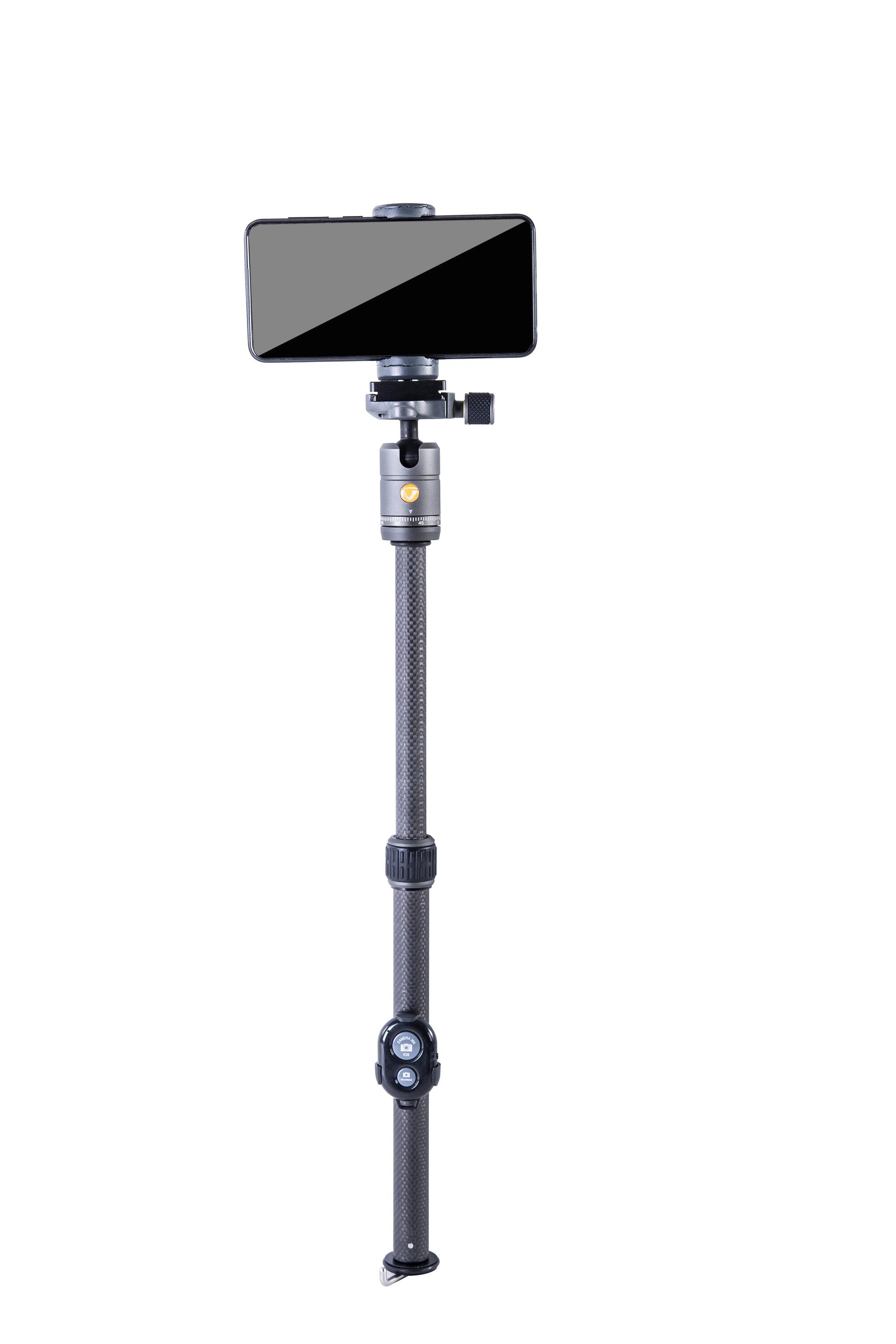 Treppiede da viaggio in carbonio con testa a sfera Vanguard Veo 3GO 204CB 6/7