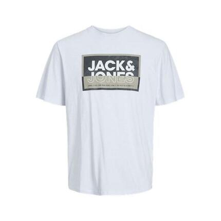 T-shirt à manches courtes homme Jack & Jones COLOGAN TEE SS 12253442 Blanc
