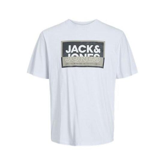 T-shirt à manches courtes homme Jack & Jones COLOGAN TEE SS 12253442 Blanc