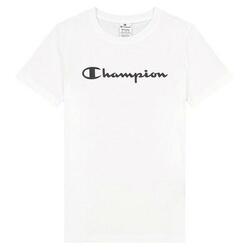 T-shirt à manches courtes femme Champion Big Script Logo Blanc