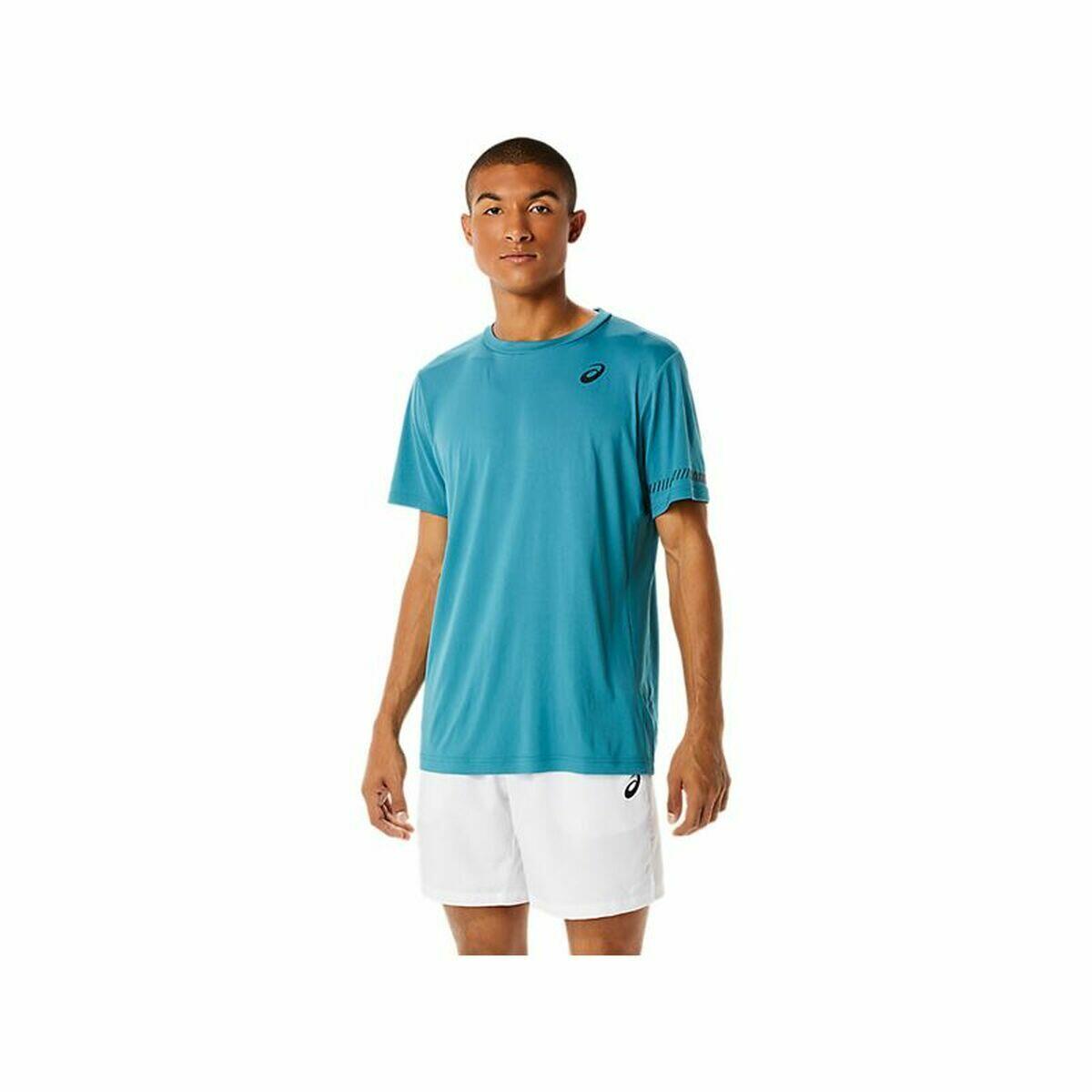 Men’s Short Sleeve T-Shirt Asics Court Blue 1/5