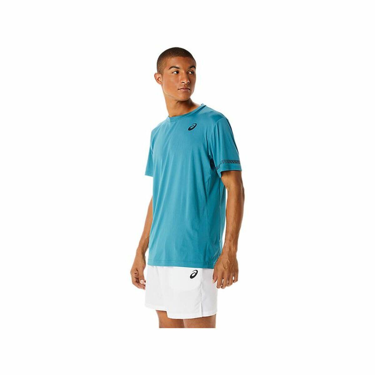 Men’s Short Sleeve T-Shirt Asics Court Blue 4/5