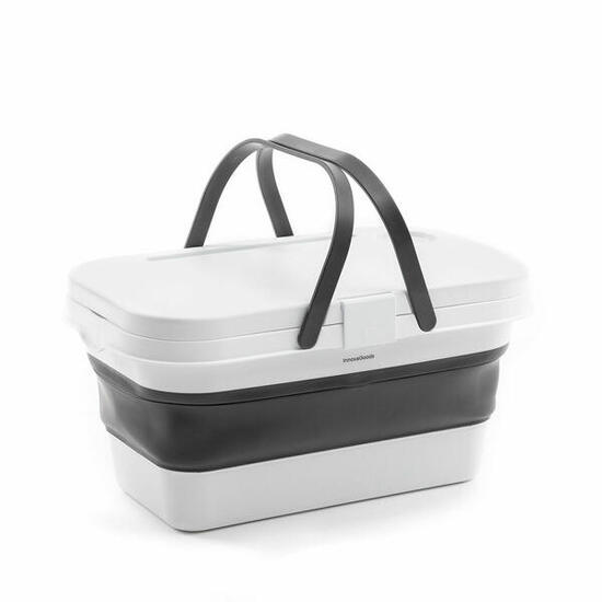 Panier de Pique-nique Pliable avec Couvercle-table InnovaGoods polypropylène