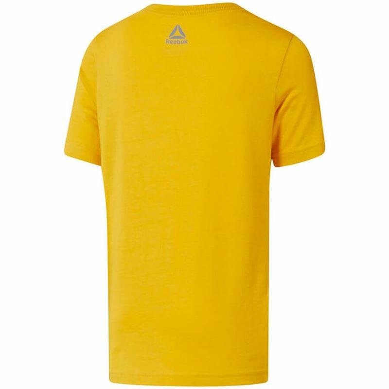 Camiseta de Manga Corta Niño Reebok Elemental Amarillo