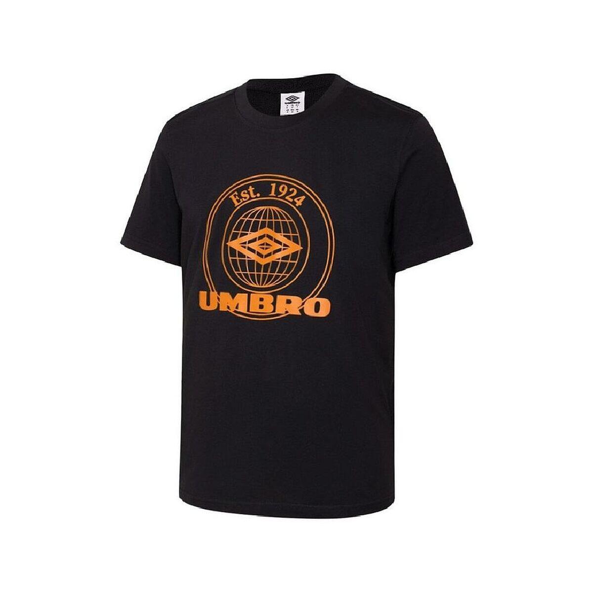 T-shirt à manches courtes homme Umbro COLLEGIATE 66119U Noir 1/2