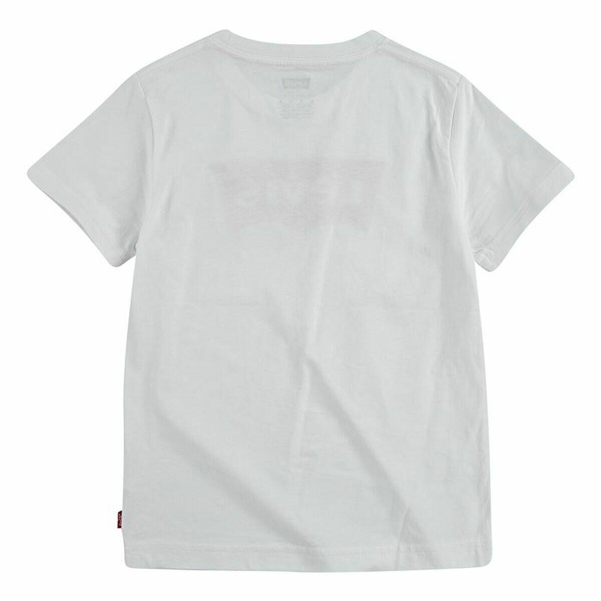 Camiseta de Manga Corta Infantil Levi's Batwing Blanco 3/3