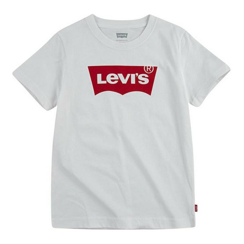 Camiseta de Manga Corta Infantil Levi's Batwing Blanco