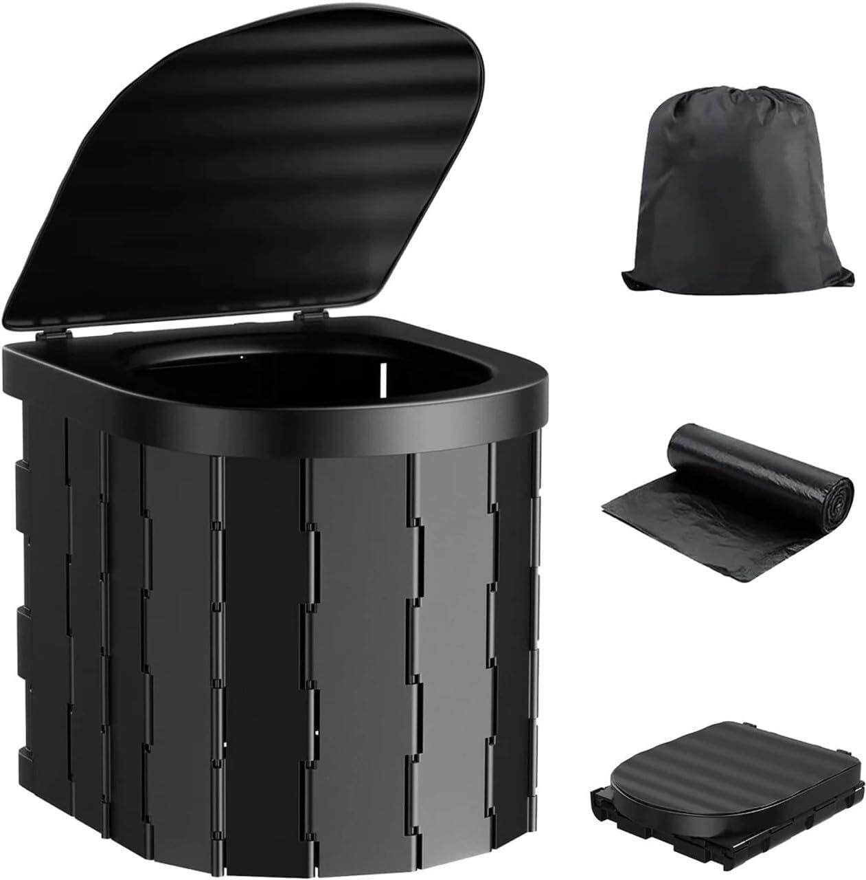 OLPRO Products Folding Camping Toilet with Bag