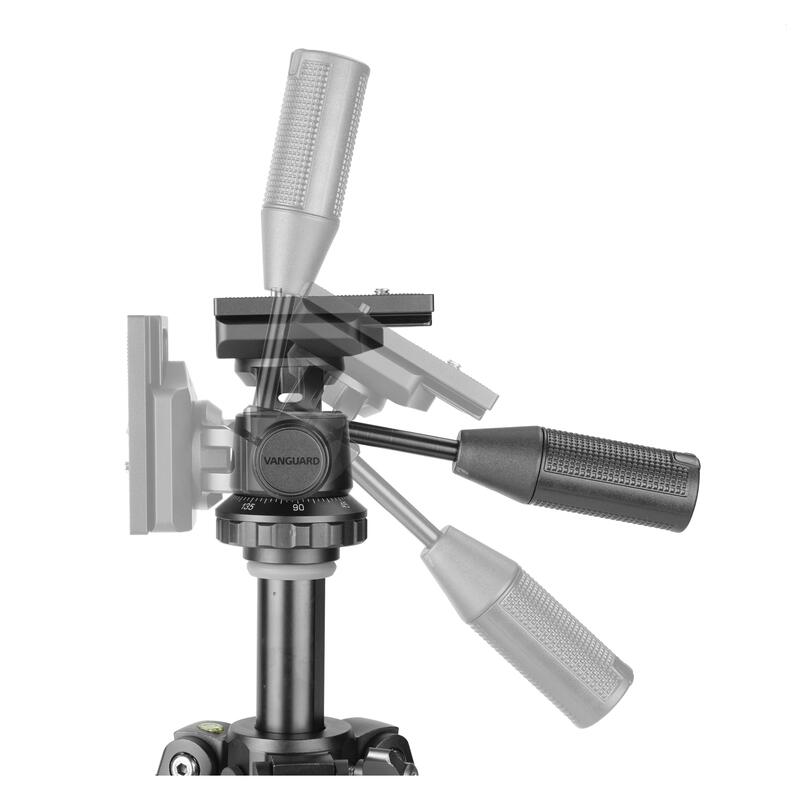 Trípode aluminio rótula observación telescopio Vanguard Veo 3 263CO