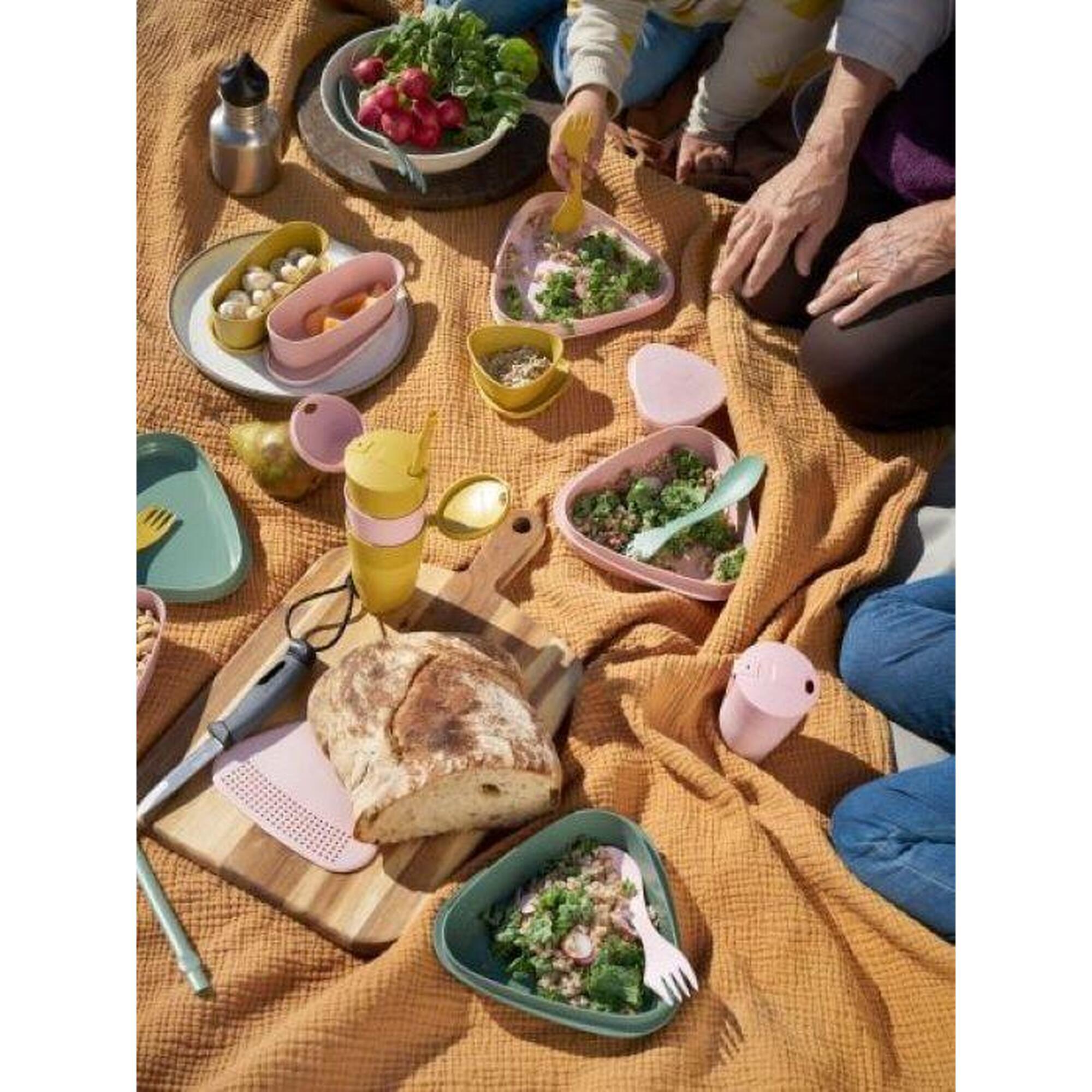 Menażka zestaw naczyń turystycznych ze sporkiem Lunchkit Bio