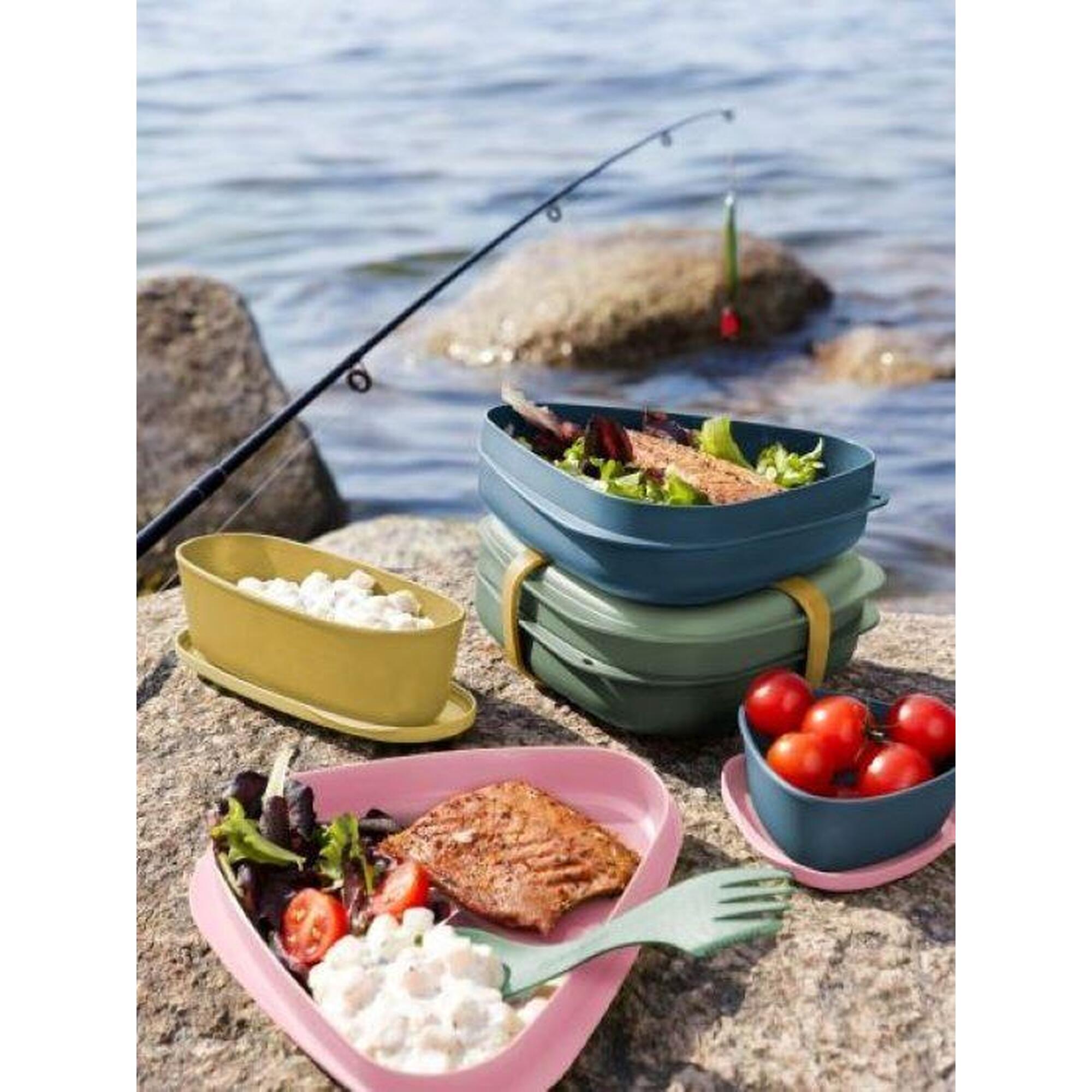 Menażka zestaw naczyń turystycznych ze sporkiem Lunchkit Bio