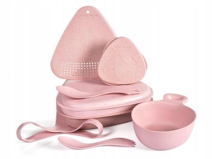 LIGHT MY FIRE Light My Fire Outdoor MealKit 8pcs Set Dusty Pink