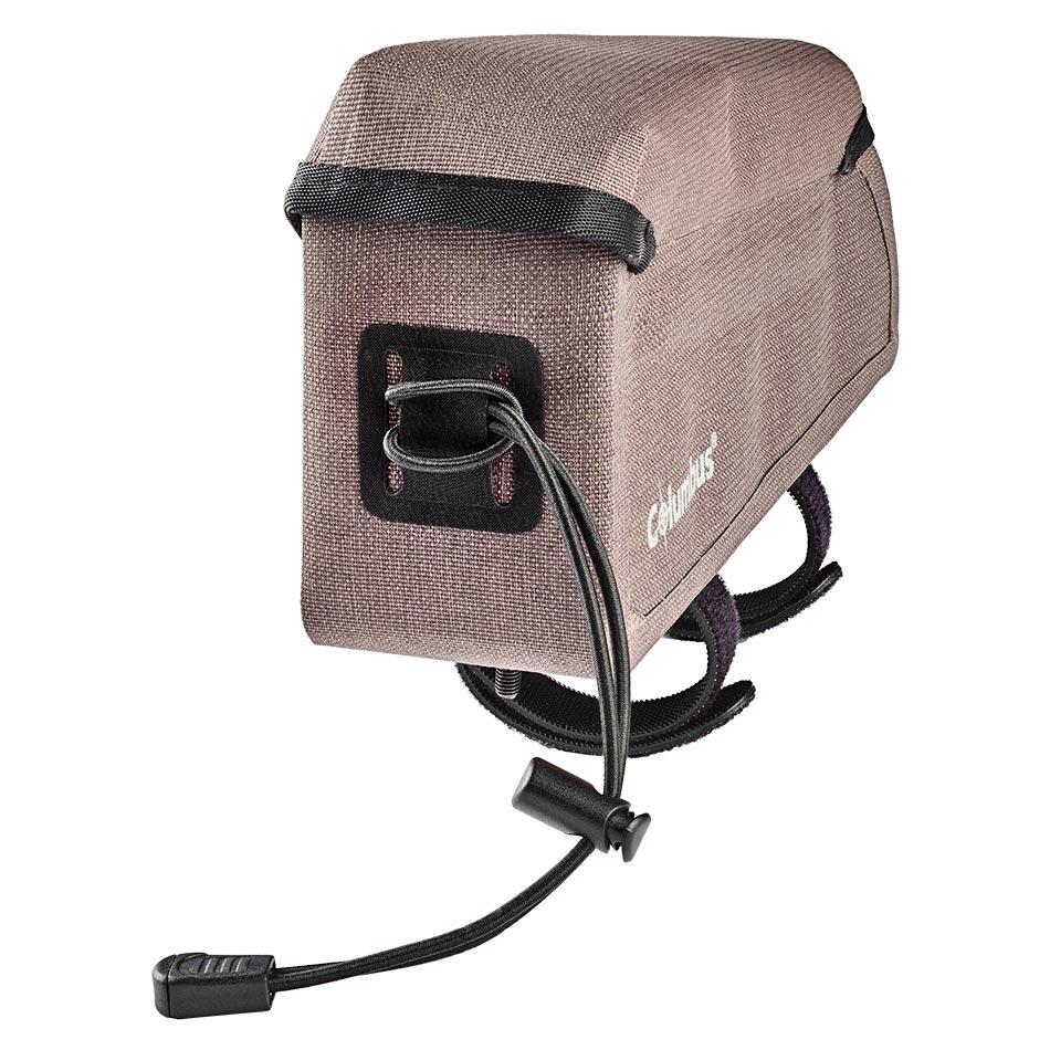 Bolsa estanca de cuadro superior con tornillos Columbus marrón 2/7