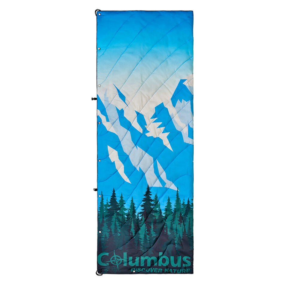 Couverture de Voyage Columbus Grand teton Bleue 5/6