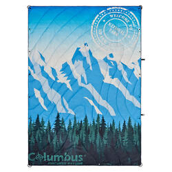 Couverture de Voyage Columbus Grand teton Bleue