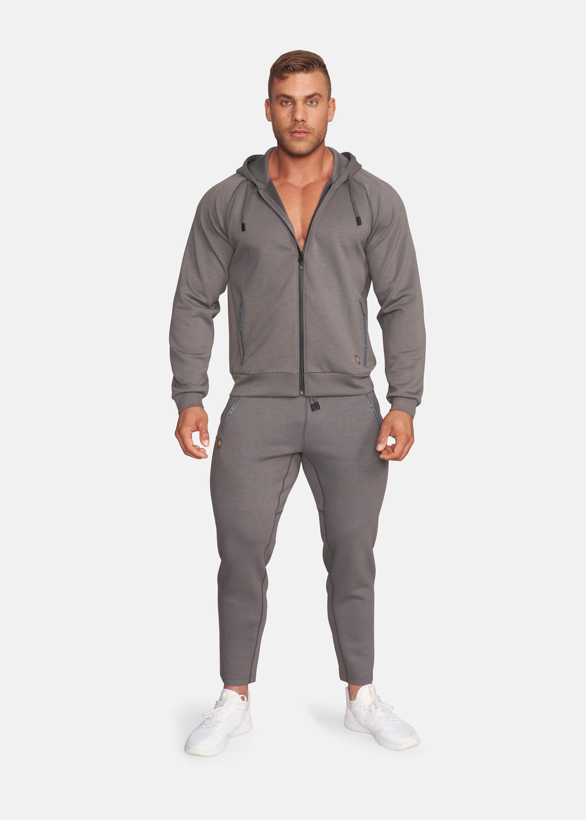 Pantalon de survêtement ERIC gris séchage rapide 4/5