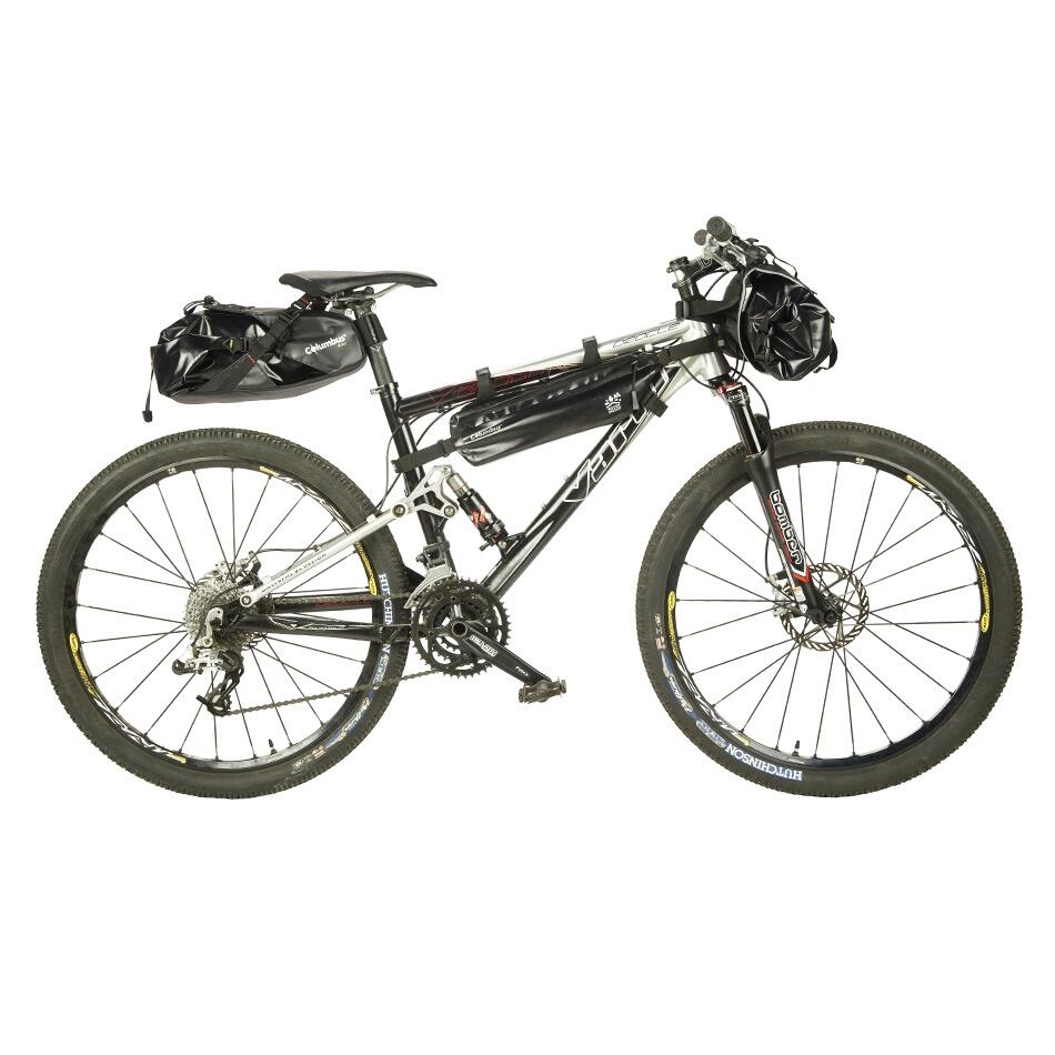 Sacoche de Selle Étanche Avec Harnais Coulumbus Noire 5/7